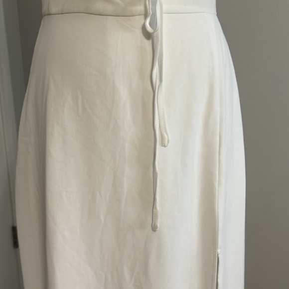 LULUS The Way to Love White Ruffled Maxi Dress White size Small Wedding‎ Bridal - Picture 7 of 11